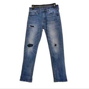 American Eagle extreme flex slim straight Distressed denim Jeans Size 28 X 30